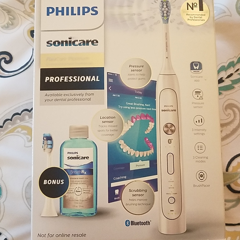 Sonicare electric toothbrush,  sealed box